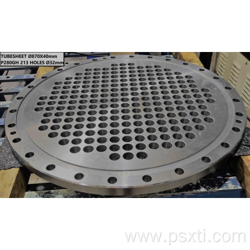 Titanium Clad Tubesheet Heat Exchangers